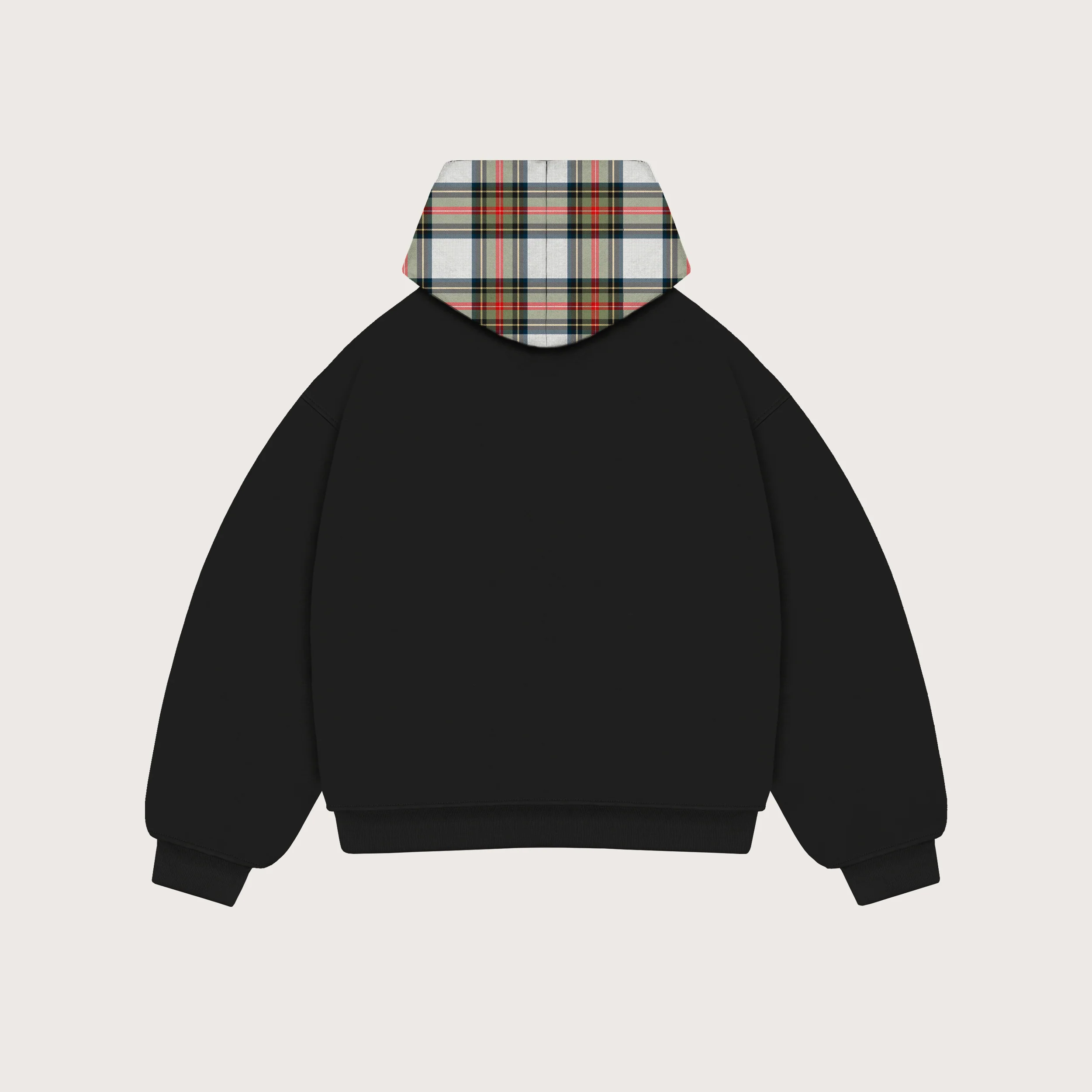 PLAID HOOD ZIPPER - Image 2